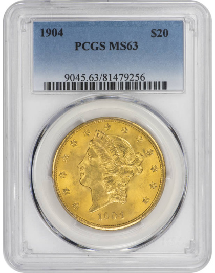 $20 Type III Liberty MS-63