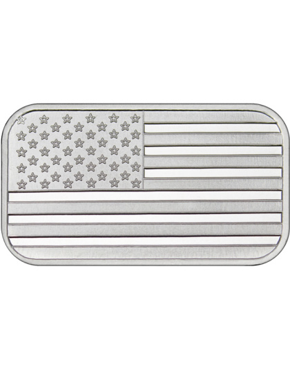 1 oz We Stand for the Flag Silver Bar