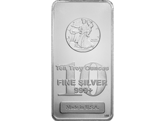 10 oz Generic Silver Bar - Our Choice of Bar Type &amp; Design