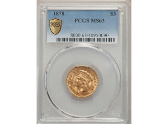 $3 Indian Princess MS-63