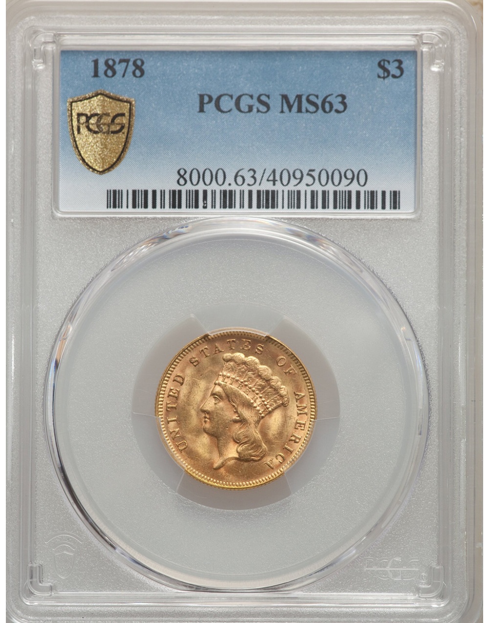 $3 Indian Princess MS-63