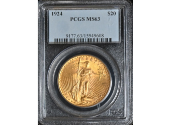 $20 Saint-Gaudens MS-63