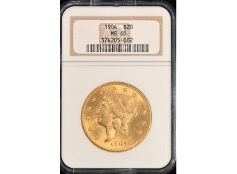 $20 Type III Liberty MS-65