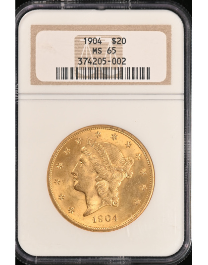 $20 Type III Liberty MS-65