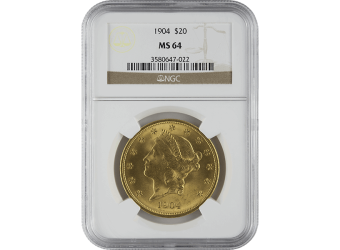 $20 Type III Liberty MS-64