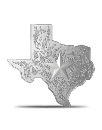 5 oz Texas Silver Bar