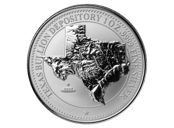 1 oz Texas Silver Round