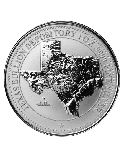 1 oz Texas Silver Round