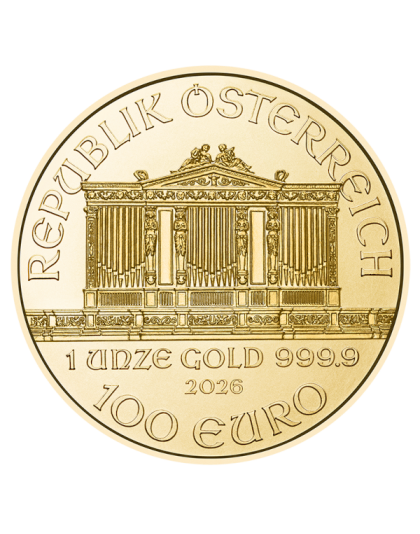 2026 1 oz Austrian Gold Philharmonic