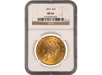1899 $20 Liberty Gold NGC MS64