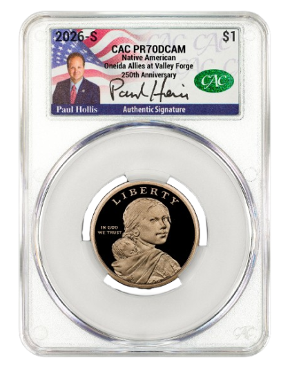 1776-2026-S Silver Proof Set CACG U.S. Mint Director Paul Hollis Signed PR70
