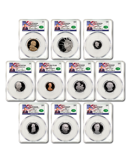 1776-2026-S Silver Proof Set CACG U.S. Mint Director Paul Hollis Signed PR70