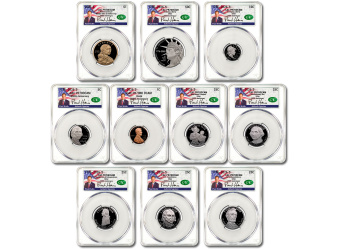 1776-2026-S Silver Proof Set CACG U.S. Mint Director Paul Hollis Signed PR70