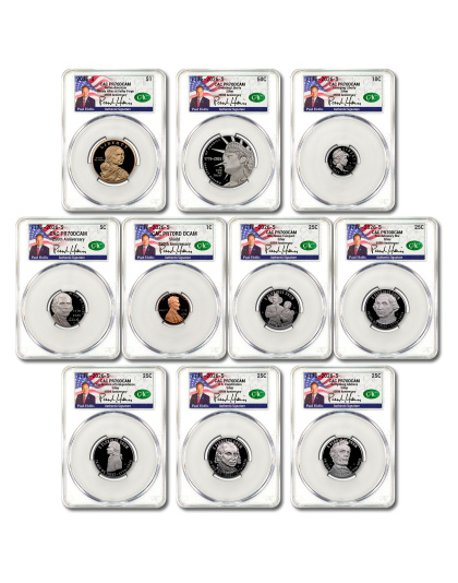 1776-2026-S Silver Proof Set CACG U.S. Mint Director Paul Hollis Signed PR70