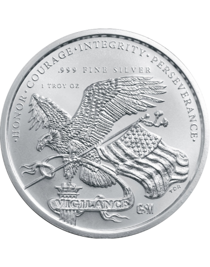 1 oz America 250 Heritage Silver Round