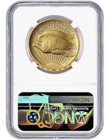 2026 (1907) 1 oz Gold Saint Gaudens Paul Hollis Signed NGC SP70