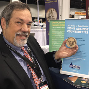 Dr. Mike fuljenz received medal from ICTA